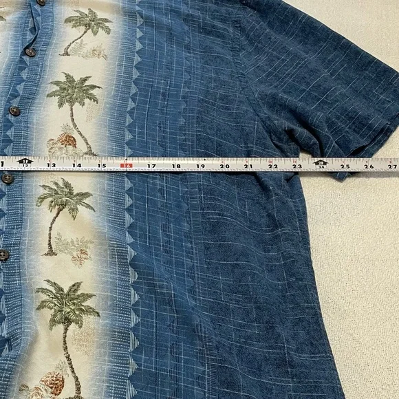 Blue  Palm Print‎ Men's Casual Shirt Size XL
Resort , Caribbean or Tropical Wear - Picture 4 of 9